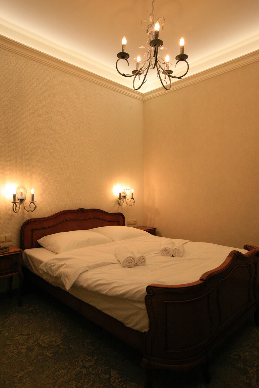 Zdjęcie przedstawia wnętrze apartamentu Specjal w Kamienicy w Białymstoku